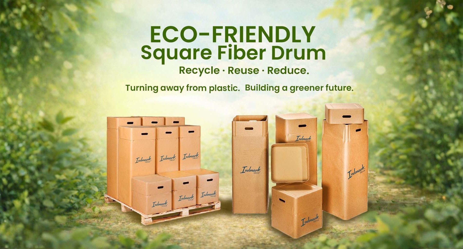 Eco Friendly Square Fiber Drum